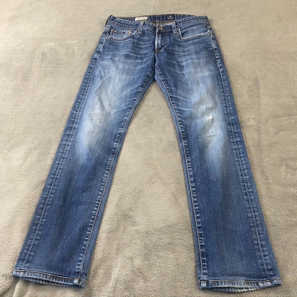 AG Adriano Goldschmied Jeans Mens 30x34 The Geffen Slouchy Slim Dark Wash USA
